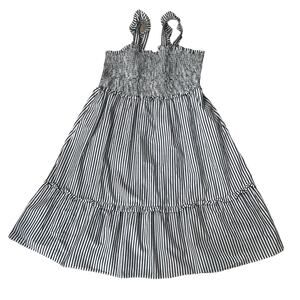 Draper James Smocked Tiered Striped Sleeveless Ruffled Midi Dress Size 1X*